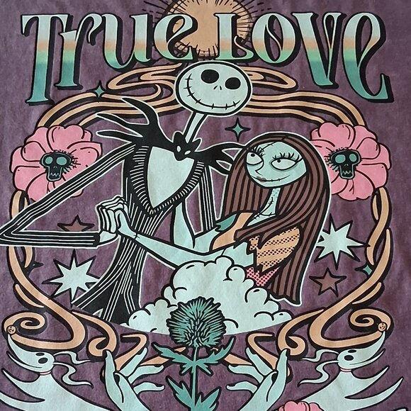 Disney The Nightmare Before Christmas Short Sleeve Tee Shirt Women's Size S - Picture 14 of 14